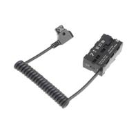 Cpolebev Batteria Fittizia da D-TAP A NP-F550 per NP-F550/F750/F970 Batteria Fittizia A Doppio Lato Adattatore di Alimentazione per Monitor/Fotocamera Durevole
