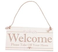 Cpolebev Benvenuto, per Favore, Togliti Le Scarpe, da Appendere, Regalo per la Decorazione del della Casa