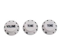 Cpolebev Bianca Nero 1 Volume & 2 Tono Suono di Chitarra Manopole di dei Strato Chitarra di Stile