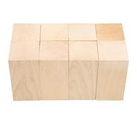 Cpolebev Blocchi da Intaglio nel Legno di Tiglio 4 X 2 X 2 Pollici, Kit di Blocchi da Intaglio nel Legno di Dimensioni per Bambini, Adulti, Principianti o Esperti