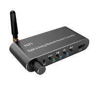 Cpolebev Bluetooth 5.1 Ricevitore Trasmettitore Convertitore Audio U-Disk Play Coxial/Ottico A 3,5 mm AUX R/L Convertitore per TV MP3 Durevole