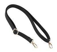 Cpolebev Borsa a Tracolla in Pelle di Ricambio DIY Manico a Tracolla Regolabile 140 X 2 Cm, Nero