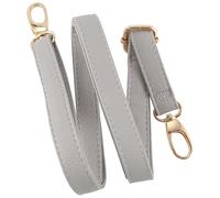 Cpolebev Borsa a Tracolla in Pelle di Ricambio DIY Manico a Tracolla Regolabile 140X2 Cm, Grigio