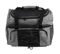 Cpolebev Borsa da Bowling, Borsa da Bowling Tote per Scarpe da Golf e Divisorio Imbottito per Doppia Palla e Un Paio di Scarpe da Bowling