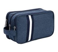 Cpolebev Borsa da Toilette da Viaggio per Toilette Separazione Asciutto e Bagnato Borsa Organizer per Rasatura da Palestra con 3 Scomparti