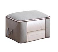 Cpolebev Borsa Porta Abiti di Grande capacità, Trapunta, Organizzazione Pieghevole con Maniglie Rinforzate, Cerniere per Riporre Gli Abiti, 60 X 34 X 40 Cm