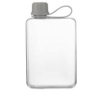 Cpolebev Bottiglia D'Acqua Quadrata da 500 Ml Bicchieri per Bevande Piatti Portatili Boccetta Sottile per Acqua Fredda Borraccia Boccetta D'Acqua Estiva per L'Escursionismo B