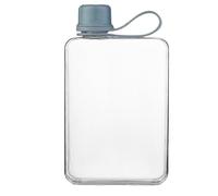 Cpolebev Bottiglia D'Acqua Quadrata da 500 Ml Tazze per Bevande Piatte Portatili Boccetta Fredda Sottile Borraccia Boccetta D'Acqua Estiva per L'Escursionismo A