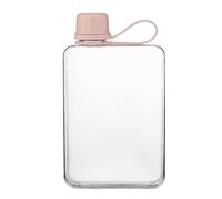 Cpolebev Bottiglia D'Acqua Quadrata da 500 Ml Tazze per Bevande Piatte Portatili Boccetta Fredda Sottile Borraccia Boccetta D'Acqua Estiva per L'Escursionismo C