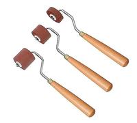 Cpolebev Brayer per Incisione, Rullo di Brayer, Pennello per Pittura Ad Inchiostro, Applicatore di Arte e per Pittura Ad Olio per Incisione (3 Pezzi)