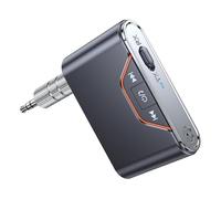 Cpolebev BT-107 Bluetooth 5.4 Car Audio Receiver Transmitter Audio Bluetooth Converter per Aereo Mini Portatile 3.5mm con Microfono