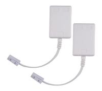 Cpolebev BT Plug To ADSL RJ11 Broadband Internet Microfilter Splitter 2 Pacchetto, BT a BT e RJ11 Femmina per Modem di Rete Fissa