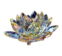 Cpolebev C Fiore di Figurine Decorazione San Decorazione di Nozze Decorazione Fiore di Collezione Artigianale in Vetro Fermacarte Ornamenti da Tavolo Regalo Souvenir