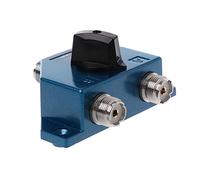 Cpolebev CA-201 Commutatore Antenna Commutatore Antenna in Metallo UHF Convertitore Adattatore Connettore Femmina Antenna Manuale Interruttore Coassiale Antenna Radio CB Y98A