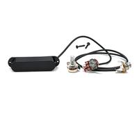 Cpolebev Cablaggio Pickup Precablato A Bobina Singola Chiusa con Controllo del Volume per Chitarra Elettrica Pickup per Chitarra Nera con