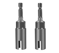 Cpolebev Cacciavite A Ad Potenza A 2 Pezzi, Inserto per Trapano, Kit di Strumenti per per Chiave Inglese, Bullone con Gancio A C con Golfare, Bullone Esagonale 1/4 Pollici