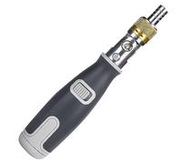Cpolebev Cacciavite A Cricchetto Bidirezionale A Deformazione Multi-Angolo A Forma Speciale con Set di Cacciaviti 10 In 1 A Testa Batch Grigio