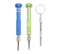 Cpolebev Cacciavite per Occhiali, Kit di Riparazione per Occhiali con 10 Punte Magnetiche per Cacciavite, per Orologio, Telefono, Laptop, Gioielli Elettronici