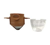 Cpolebev caffè Dripper Filtro per caffè A Goccia Pieghevole con Supporto Macchina per Il caffè Portatile per L'Ufficio Home Travel Camp -C