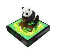 Cpolebev Calendario Panda 3D con Calendario 2024 Leggero per Regali Fai-Da-Te, Decorazione Desktop
