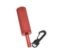 Cpolebev Campanello di Segnalazione con Rotazione A 360° Gancio Rapido Campanello Subacqueo DING Rod Attrezzatura Subacquea Rosso