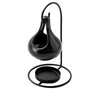 Cpolebev Candela con Diffusore di Olio in Ceramica con Bruciatore per Aromaterapia per L'Arredamento della Camera da Letto di Yoga Spa