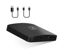 Cpolebev Car Ai Box 2 In 1 Adattatore Wireless per Android Auto Carplay Smart Car Ai Box Car Cablato per CarPlay Wireless