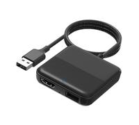 Cpolebev Car TV Mate Convertitore per Chiavette TV Set-Top Box Lanciaschermo Console di Gioco Adattatore Multimediale CarPlay per Auto