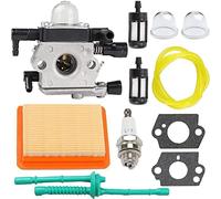 Cpolebev Carburatore per MM55 MM55C 4601-120-0600 Sostituire C1Q-S202A con Filtro Aria Tubo di Carburante Tune Up Kit