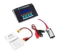Cpolebev Caricabatterie con Bilanciamento C1XR 100W 10A 1-6S Caricatore con Bilanciamento A Doppio Ingresso con Scheda Adattatore JST XH per Batteria LiPo NiMH NiCd