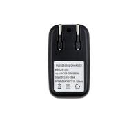 Cpolebev Caricabatterie da 3,6 V al Litio 2032 2025 Adattatore per Caricabatteria per Batteria A A ML2032 ML2025 Installazione Semplice Spina UE Facile da Usare