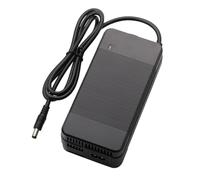 Cpolebev Caricabatterie Intelligente al Litio 42V 4A Serie 10 per Caricabatteria Agli di Litio per Scooter Elettrico da 36V per Bici da Equilibrio (UE)