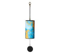 Cpolebev Carillon A in bambù 9 Aste, Campanelli Eolici 9 Aste, Campanelli Eolici Artigianali per Esterni, Giardino, Patio, Meditazione, CG Am DmChord A