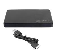 Cpolebev Cassetta per Disco Rigido Mobile con A Stato da SATA A USB 3.0 in Plastica da 2,5 Pollici con USB 3.0/2.0 per Archiviazione Esterna HDD SSD