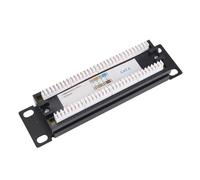 Cpolebev CAT6 8 Porte Patch Panel Rack Rete 6.89 Pollici 1U Montaggio su Rack con Presa RJ45 per Telaio di Domestico Facile Installazione Facile da Usare