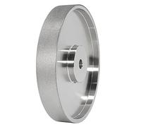 Cpolebev CBN, 6 Pollici di Diametro X 1 Pollice di Larghezza, con Perno da 1/2 Pollice, Diamantata per Affilare HSS, Grana 320