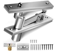 Cpolebev Cerniere a Bilico per Porte Cerniere per Carichi Pesanti per Porte in Legno da 200 Libbre, Cerniere a Bilico per Libreria con Porta Nascosta, Porta