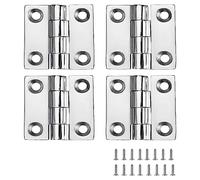Cpolebev Cerniere per Barche in Acciaio Inossidabile per Impieghi Gravosi da 4 Pezzi 2 Pollici X 2 Pollici (50 mm X 50 Mm) Cerniere di Marino