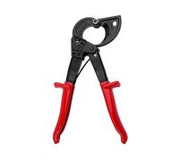 Cpolebev Cesoie per Cavi A Cricchetto Utensili Manuali per Tagliare Cavi A Cricchetto Strumenti per Risparmiare Manodopera Forbici Pinze per Crimpare Cesoie per Cavi Rosso e Nero