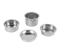 Cpolebev Cestello del Filtro di Ricambio per Filtro da caffè da 4 Pezzi 51 Mm per Portafiltro Fondo per caffè per Parti di Macchine per caffè Espresso