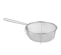 Cpolebev Cestini per Friggere nel Acciaio Inossidabile 1 Pz Cestino per Friggere nel Olio Caldo con Manico Singolo Gnocchi di Pasta nel Rete Colino per Alimenti