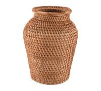 Cpolebev Cestino di Vimini Vaso da Fiori Appeso nel Rattan Vaso da Fiori Cesto Portaoggetti Cesto di Vimini Vaso da Fiori nel Tessuto Vaso