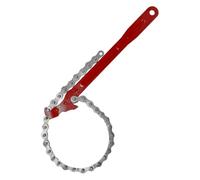 Cpolebev Chiave A Catena, Chiave A Cinghia da 12 Pollici, Chiave per Tubi A Catena In Acciaio al Carbonio per Carichi Pesanti per Semirimorchi, Scarico con Chiave Universale