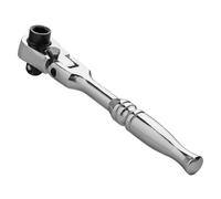 Cpolebev Chiave A Cricchetto con Manico Rotondo 2 In 1 Punta per Cacciavite A Doppia Estremità da 1/4 A 72 Denti con Chiave Rapida