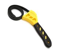 Cpolebev Chiave A Doppio Uso per Filtro 'Olio Regolabile, Filtro per Riparazione Automatica, Apribottiglie, 1 Pezzo, Gialla