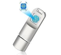 Cpolebev Chiave Flash USB 3.0 per Impronte Digitali, Chiave di Gestione della Privacy con Identificazione Accurata da 128 GB