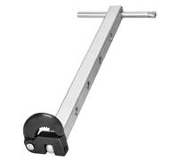 Cpolebev Chiave Telescopica per Lavabo con Capacità Della Ganascia Regolabile da 3/8 Pollici A 1-1/4 Pollici, Chiave per Lavandino per Scarico Vasca, Chiavi Idrauliche, Strumento Facile da Usare