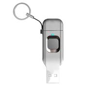 Cpolebev Chiavetta USB Flash con Impronta Digitale in Metallo OTG Pendrive USB3.0 Tipo C per Laptop, Telefono, Blocco Chiavetta USB Jump, Disco USB da 32 GB
