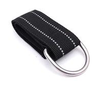 Cpolebev Cintura da Polso nel Nylon con Cinturino da Polso per Immersioni Subacquee con Adesivo Cinturino con Un D Acciaio Inossidabile Attrezzatura per Sport Subacquei, 1,5 Pollici