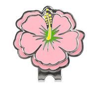 Cpolebev Clip per Segna Pallina da Golf con Sfera Magnetica Mark One Putt Clip per Cappuccio per Allineamento Putt da Golf Durevole Facile da Installare Facile da Usare Rosa